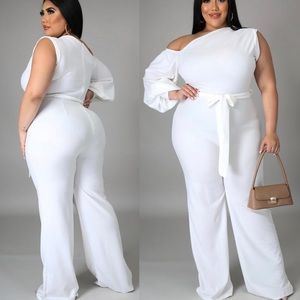 One Sleeve Pant Jumpsuit